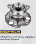 512284 Rear Wheel Bearing Hub Assembly 2 Pack For 2004 To 2006 Lexus RX330, 2007 To 2009 Lexus RX350, 2006 To 2008 Lexus RX400h, 2004 To 2013 Toyota Highlander, 2009 To 2016 Toyota Venza AWD With ABS For Your Ride close-up view