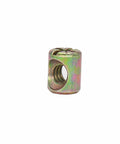 Zinc plated barrel nut from 50 Piece 1/4-20 Crib Hardware Replacement Kit With Zinc Plated Hex Socket Cap Screws And Barrel Nuts.