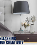 Valentine's Day Welding Kit For Beginners DIY Vase And Two Flower Project with 304 stainless steel plate on a bedside table.