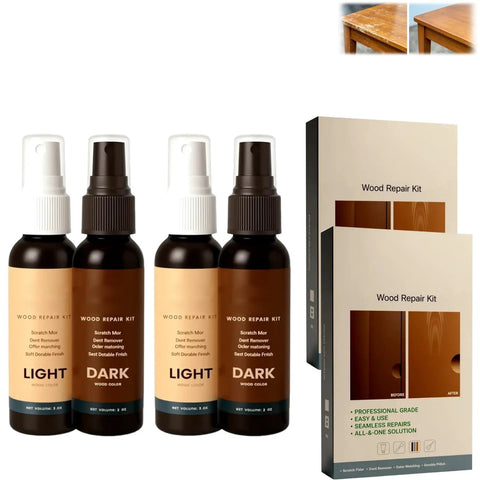 Easy Wood Repair Kit For Floors And Furniture Instant Scratch Remover That Blends Perfectly Restores Finishes In Minutes Two Pack