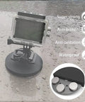 24Lb Magnetic Camera Mount With Rubber Coated Neodymium Magnet And Mini Ball Head 1/4-20 Male Thread For Security Cameras in use