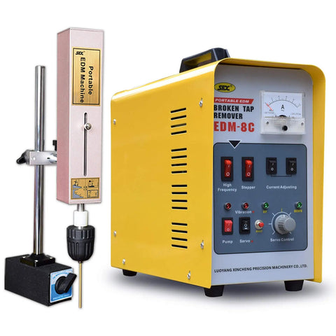 Portable Tap Eroder Pro Grade Heavy Duty EDM Tool, 800W 110V Tap Remover For Broken Taps, Drills, Bolts, And Screws, Fast Removal From 5/64 To 25/32 Inch Without Damaging Threads, Depth Setting For Blind Holes