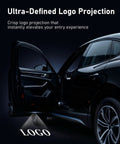 Mercedes Car Door Lights Logo Projector Puddle Lights No Fade 4K HD Welcome Lamps Pack Compatible With A Class B Class C Class