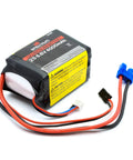 Two Cell LiFe Receiver Battery 4000mAh Six Point Six Volt For Universal Receivers With EC3 Plug A Beefy 2S Power Pack For RC Cars Planes Drones SPMB4000LFRX close-up view