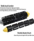 Bristle and beater brush from Must Have All In One Roomba Replacement Parts Kit For 675 677 671 655 645 for efficient cleaning