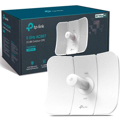 5GHz Outdoor Wireless CPE For Point To Point And Point To Multipoint Bridges, 23dBi Directional Antenna box and device view