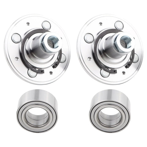 Pair Front Wheel Hub Bearing Assemblies For Honda Civic 1992 Through 2000 EX GX LX Si Replaces 510030 SPK981 WB510030