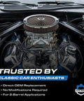Engine with Dual 2 Barrel Carburetor For Ford 289 302 351 And Jeep 360 With Electric Choke Replaces Motorcraft 2100