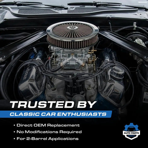 Engine with Dual 2 Barrel Carburetor For Ford 289 302 351 And Jeep 360 With Electric Choke Replaces Motorcraft 2100