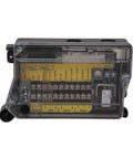 Pro Grade 4 Wire Fire Alarm Power Supply Board Replacement Component For Smoke Detection Systems view from right revealing circuit connections.