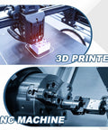 MGN12 350mm Linear Sliding Rail Guide Kit with MGN12H Carriage Block, shown in use with 3D printer and CNC machine for precise motion