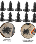 Straight Up Kickass 100 Pack Miniature Metal Furniture Screws With Ultra Deep Threads for cabinet assembly and home projects.