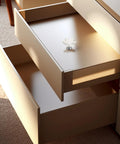Open drawer with White Ceramic Star Cabinet Knob Small Decorative Drawer Pull Handle For Wardrobe Kitchen Bathroom Cabinets