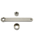 Lower Unit Lock Kit Tamper Resistant For Marine Outboard Motors With Hardened Bolts And Nuts Includes Bell Washer