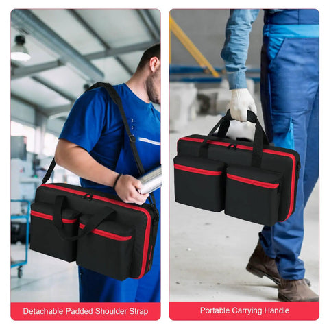 Grease Gun Case For Milwaukee And DeWalt Kits Portable Carrying Bag with Detachable Padded Shoulder Strap and Handle