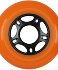 Outdoor Inline Skate Wheels 72mm 89A Orange Durable Asphalt Wheels For Smooth Outdoor Skating On Pavement Long Lasting Grippy Roller Wheels 8 Wheel Set
