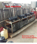 Test machine setup displaying multiple 12V Diesel Truck Parking Heaters With Water Cooling System for quality assurance.