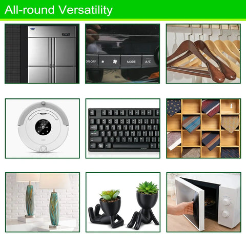 Clear Self Adhesive Cabinet Bumpers Shield Furniture From Harsh Door Slams And Cut Down Household Noise Soft Silicone Rubber Pads deliver protection for various home items.
