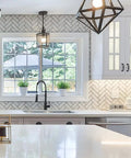 Pro Grade Pull Down Kitchen Faucet With Sprayer, black finish, high arc, single handle, in modern kitchen setting