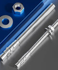 10 Pack 1/4 By 1-3/4 Inch Heavy Duty 304 Stainless Steel Wedge Anchors For Concrete And Cement, Rust Resistant Fasteners