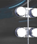 Rock Solid Frameless Glass Door Hinge Flat Open Cabinet Connector For Wine Rack And Pet Crate, stainless steel pivot design.