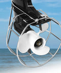 Propeller Safety Net Cover For Outboard Motors And Kayaks, Stainless Steel Mesh Guard, Easy No Drill Install in ocean