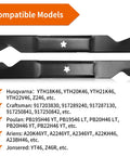 Hi Lift Mower Blades For 46 Inch Deck Fits Husqvarna YTH Series And Craftsman YT3000