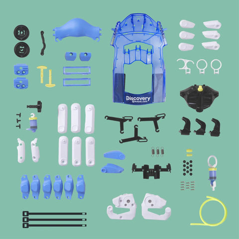 Hands On Wearable Robotic Hand Kit For Kids 87 Piece DIY STEM Project That Lets You Build A Real Hydraulic Hand Left Or Right Hand