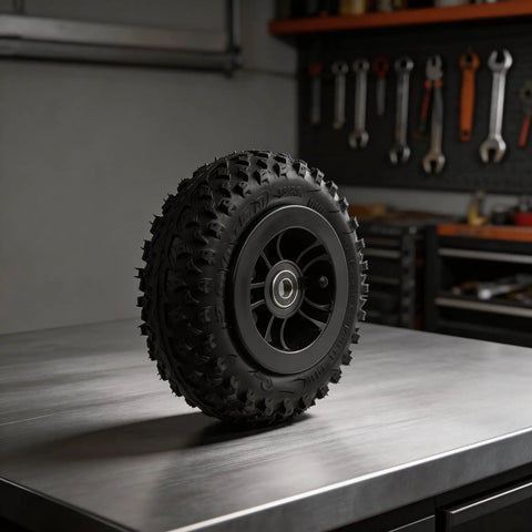 200x50 Pneumatic Offroad Tires For Electric Skateboards With Aluminum Alloy Hub Replacement Wheel Beefy Grip