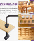 120 Piece Crib Hardware Screws Set With M6 Hex Socket Head Cap Screws And Barrel Nuts for furniture assembly shown.