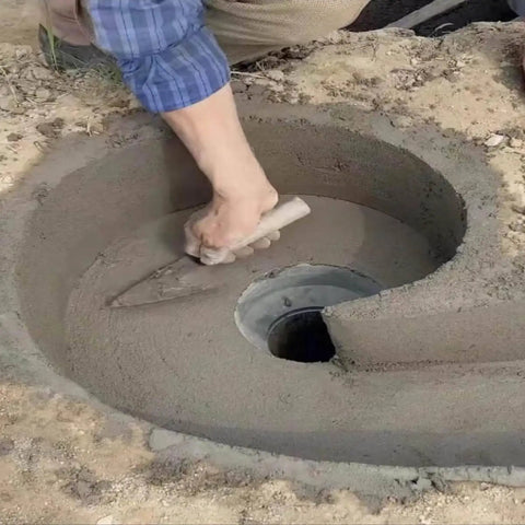 Installation process of 20kW Axial Flow Hydroelectric Generator for Home Power 220V; compact hydro turbine setup in ground.