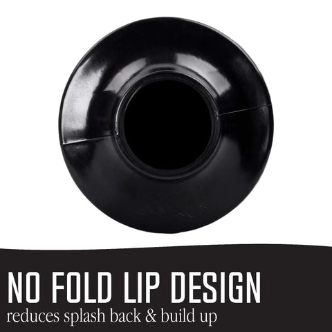 Pro Grade Bellows Accordion Toilet Plunger With High Pressure Thrust for Heavy Duty Clogs No Fold Lip Design