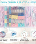 Colorful Binder Clips And Paper Clips Set With Assorted Sizes For Home Office And School Classrooms 310 Piece Kit organized in case