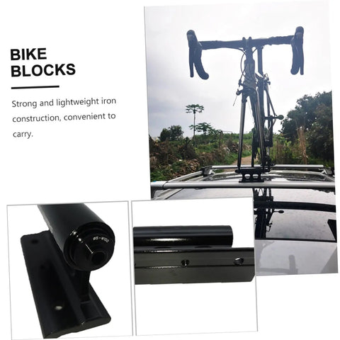 Quick Release Bike Roof Mount For Roof Racks Heavy Duty Iron Construction Stable Fork Carrier for outdoor use and travel