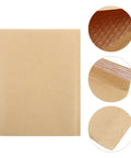 20 Pack Padded Bubble Mailers 22x34cm Heavy Duty Kraft Paper Envelopes For Shipping And Moving, interior bubble padding and adhesive