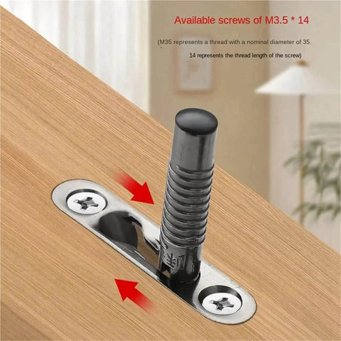 Installation of Two In One Invisible Connectors Set For Cabinets And Bookshelves White 100 Piece Durable Metal Hardware