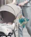 Two Pack Turtle Wet Bag 12x10 Inch Waterproof Reusable Wet Dry Bags for stroller with sea turtle design