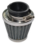 Pack Of 2 Dope Pod Air Filters For Dirt Pocket Bikes ATVs And Pit Bikes 38mm 39mm 40mm Inner Diameter Fits 35mm 42mm 46mm Chrome Detail