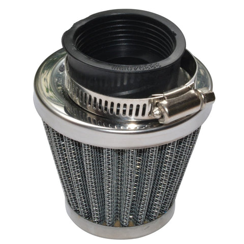 Pack Of 2 Dope Pod Air Filters For Dirt Pocket Bikes ATVs And Pit Bikes 38mm 39mm 40mm Inner Diameter Fits 35mm 42mm 46mm Chrome Detail