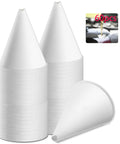 60 Pack Disposable Engine Oil Funnels For Quick Oil Changes, Paper Auto Funnels For Motor Oil, Water, Gas And Coolant