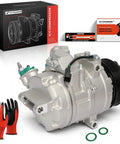 Heavy Hitter AC Compressor With Clutch 7ZSB16 PAG46 Oil Fits Ford Explorer 2011 To 2015 3.5L V6 with accessories.
