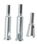 Heavy Duty High Speed Steel Wire Stripper Compatible With Electric Drill For Rapid Quick Stripping And Spiral Twisting 3 Way 5 Way Wiring Tool parts showing three metal connectors.
