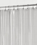 Extra Long Clear Black Shower Curtain Liner With 3 Magnets 72 By 84 Inches XL Waterproof PEVA PVC Free Lightweight Bathroom Liner