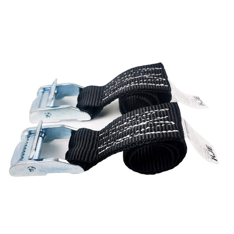 Heavy Duty 1 Inch Tie Down Straps, 2 Pack Adjustable Ratchet Straps With Cam Buckle, 1500 Lbs Capacity, Cargo Straps