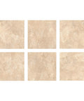Canyon Peel And Stick Floor Tiles Brown Stone Look Easy No Grout Installation Water Resistant Vinyl Tiles texture view