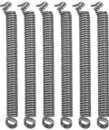 Top Notch 6 Pcs Sewroro Washing Machine Door Boot Seal Spring Clamp Replacement Kit, six silver metal springs