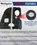 Rear Left Window Regulator Without Motor For Ram 1500 Classic Driver Side Replacement Fits 2009 2020 Easy Install