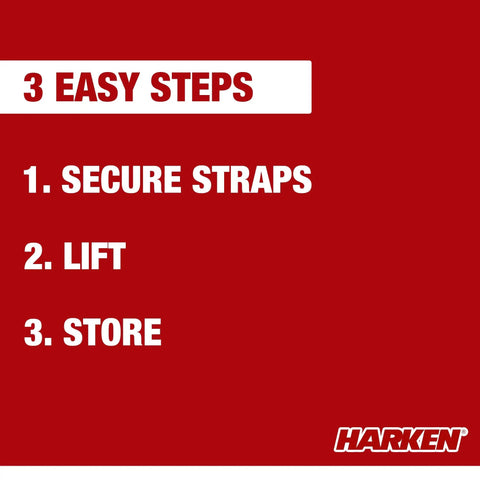 Instruction guide for using Garage Storage Ceiling Hoist System For One Person Operation Fits 12 Foot Ceilings Supports Up To 90 Lbs 4 To 1