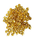 Top Shelf 200 Pack Gold Upholstery Tacks and Furniture Nails delivering a badass glow, 7/16 inch, for DIY projects.