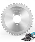 VEVOR Compatible 36-Tooth Electric Rebar Cutter Blades With Cermet Tipped Heat-Treated SK51 Steel in 140mm diameter.